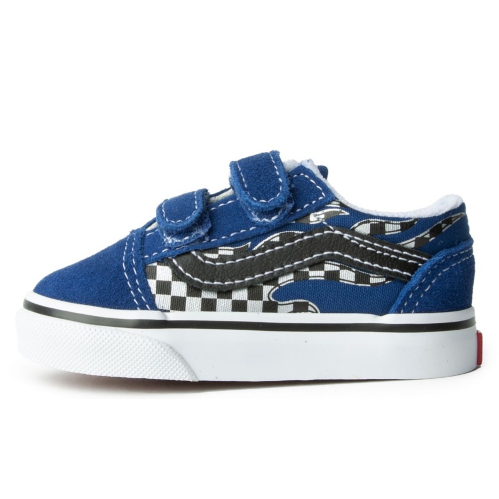 Vans Old Skool - Reflective Flame True Blue Toddler Shoe